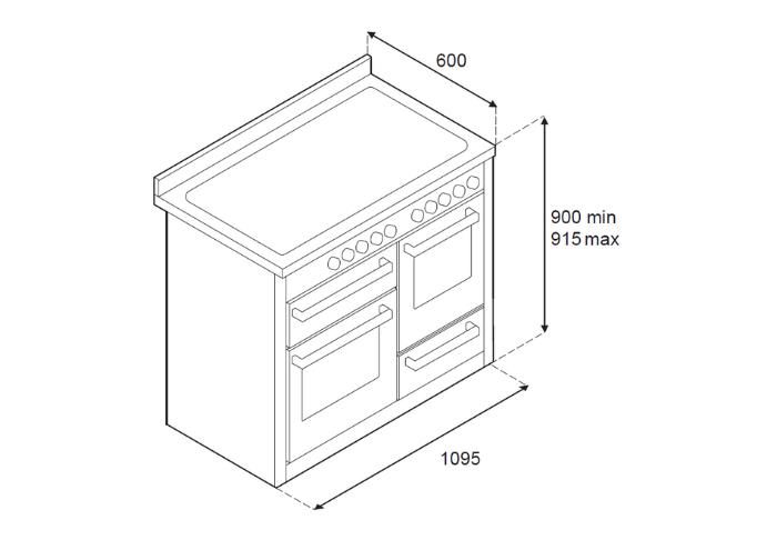 Bertazzoni fornuis PRO115I3ENET2 afbeelding 3