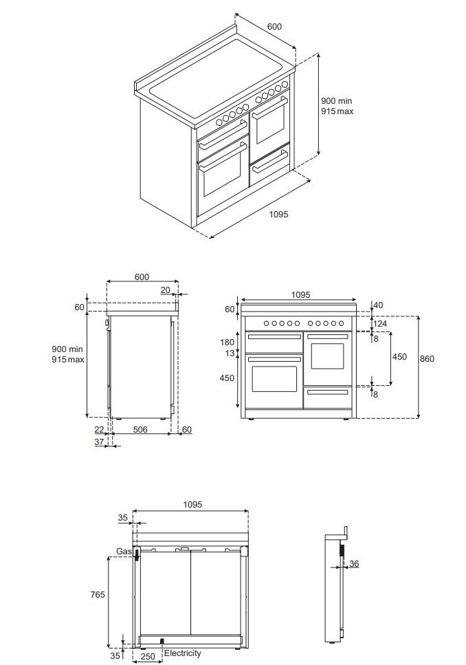 PRO115I3ENET2 Bertazzoni afbeelding 2