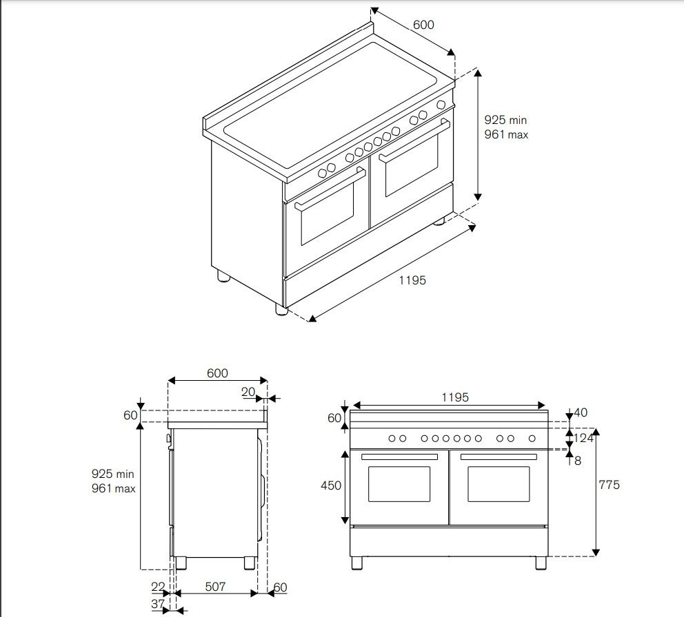 PRO125I2EBIT Bertazzoni afbeelding 2