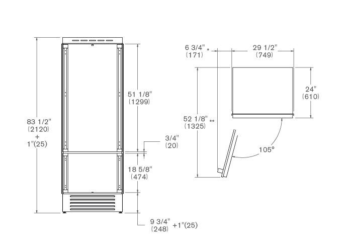 REF755BBLPTT Bertazzoni afbeelding 2