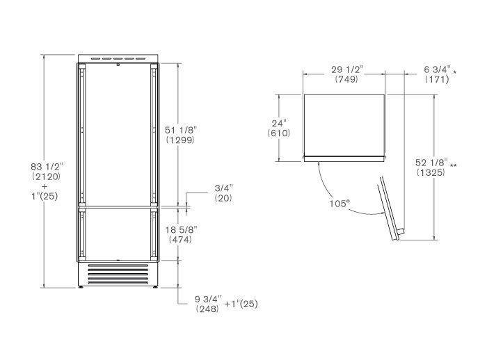 REF755BBRPTT Bertazzoni afbeelding 2