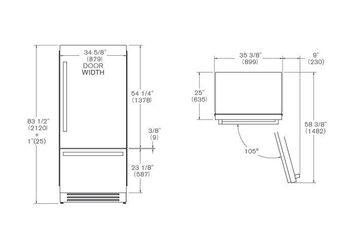 REF905BBRXTT Bertazzoni afbeelding 2