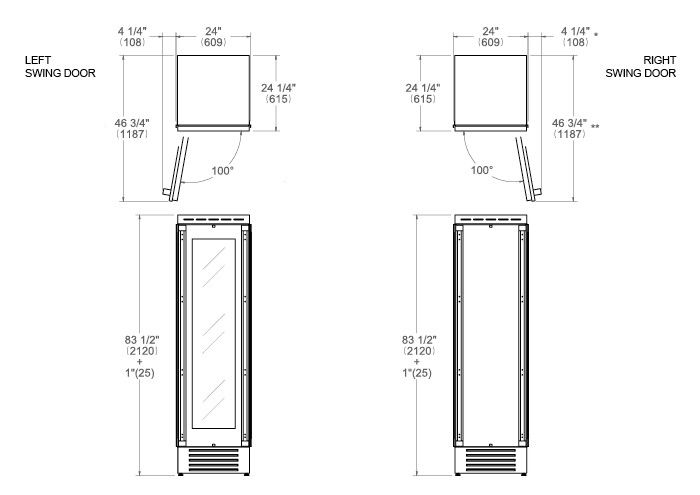 WC605BLP2T BERTAZZONI afbeelding 2