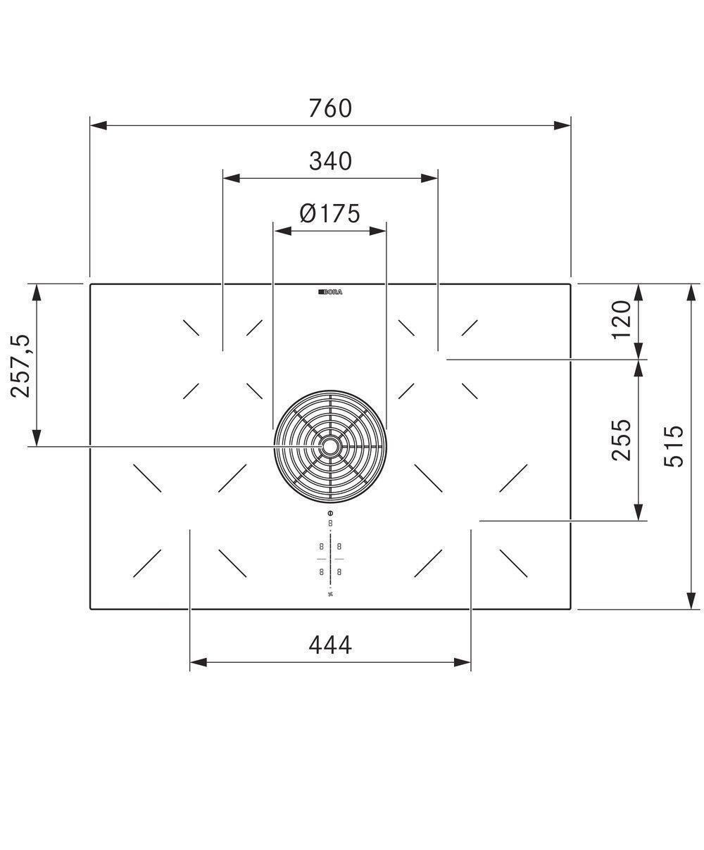Bora PURU inbouw kookplaat afbeelding 5