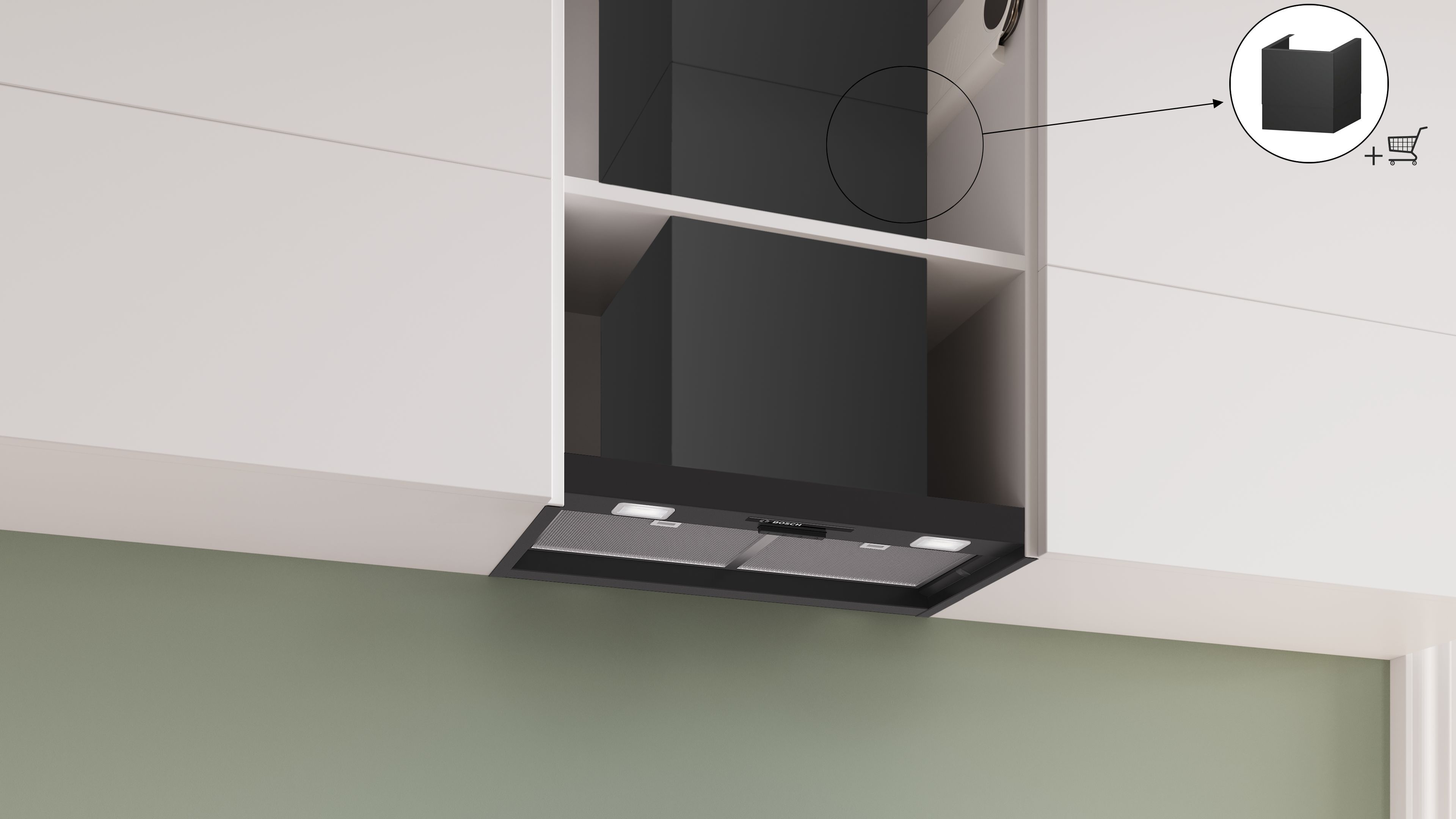 Bosch DBB63BC60  afzuigkap afbeelding 5