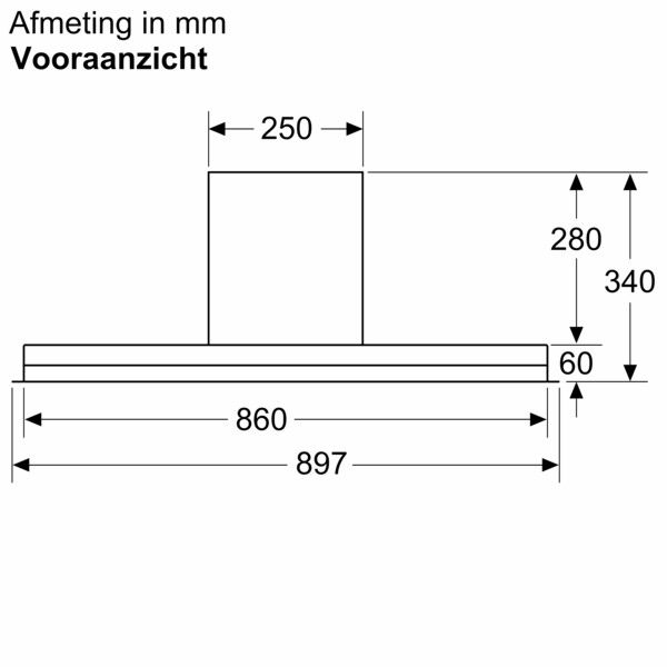Bosch afzuigkap  DBB97AM60 afbeelding 4