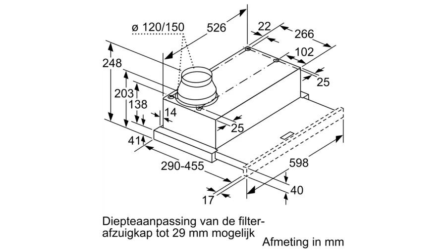 Bosch DFL064A52  afzuigkap afbeelding 5