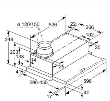 Bosch DFM064A52  afzuigkap afbeelding 5