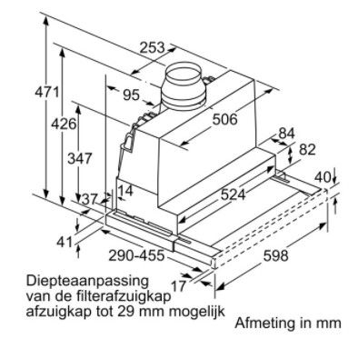 Bosch afzuigkap  DFR067A52 afbeelding 4