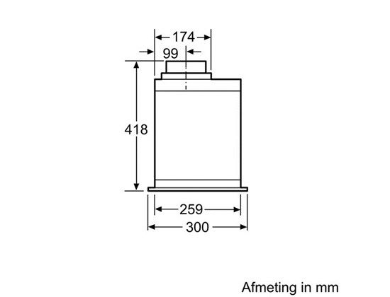 Bosch afzuigkap DHL885C afbeelding 3