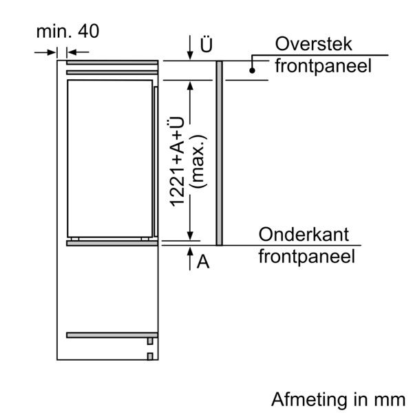 Bosch GIN41ACE0 inbouw vriezer afbeelding 5