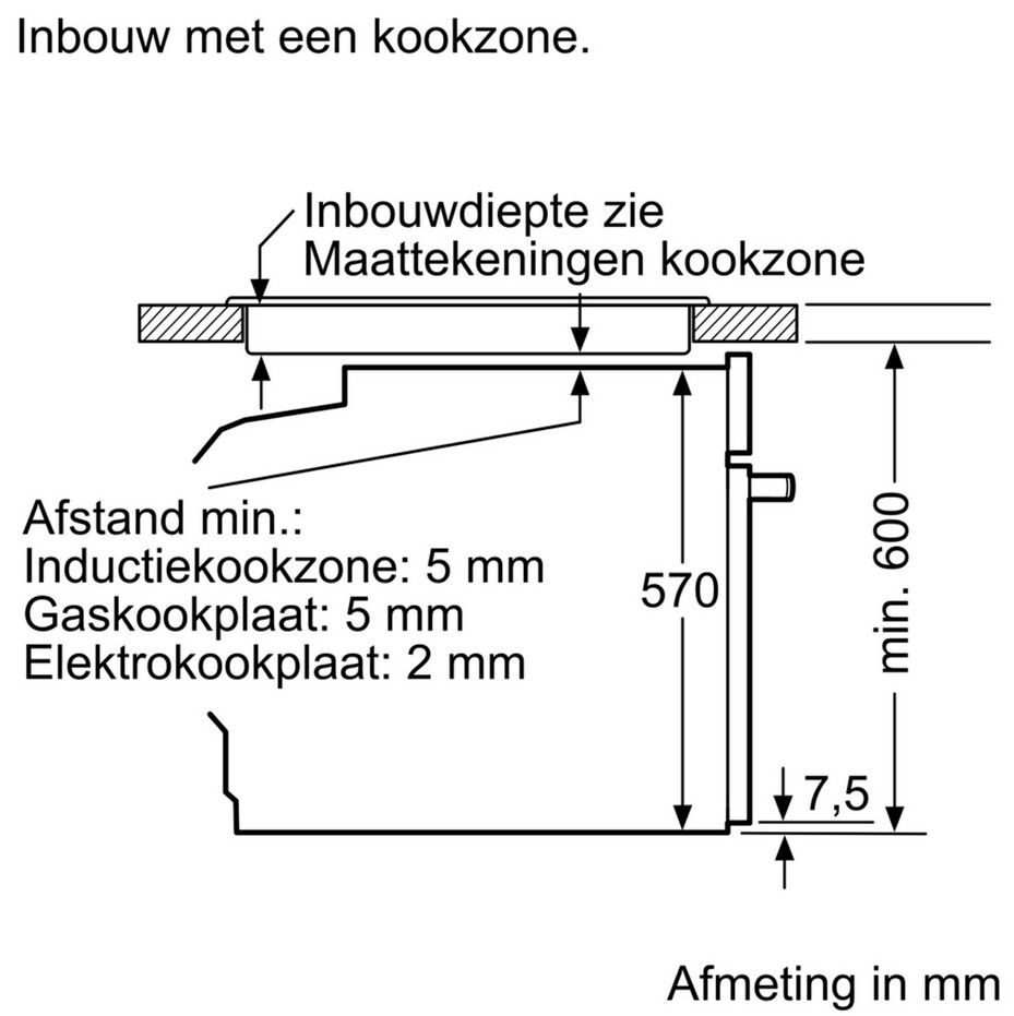 Bosch HBG4785B6 inbouw oven afbeelding 5