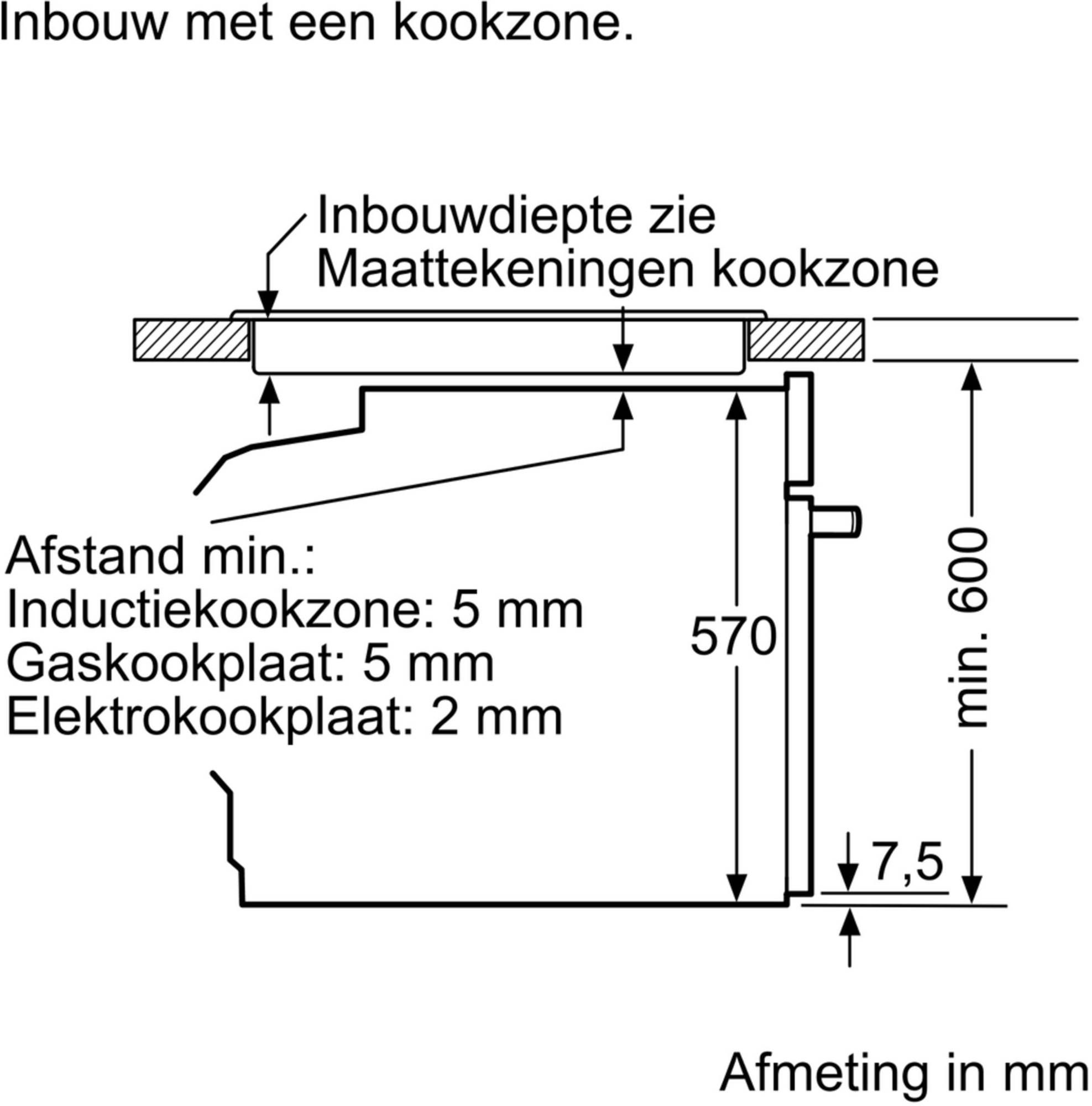 Bosch HEA513BS2 inbouw oven afbeelding 5