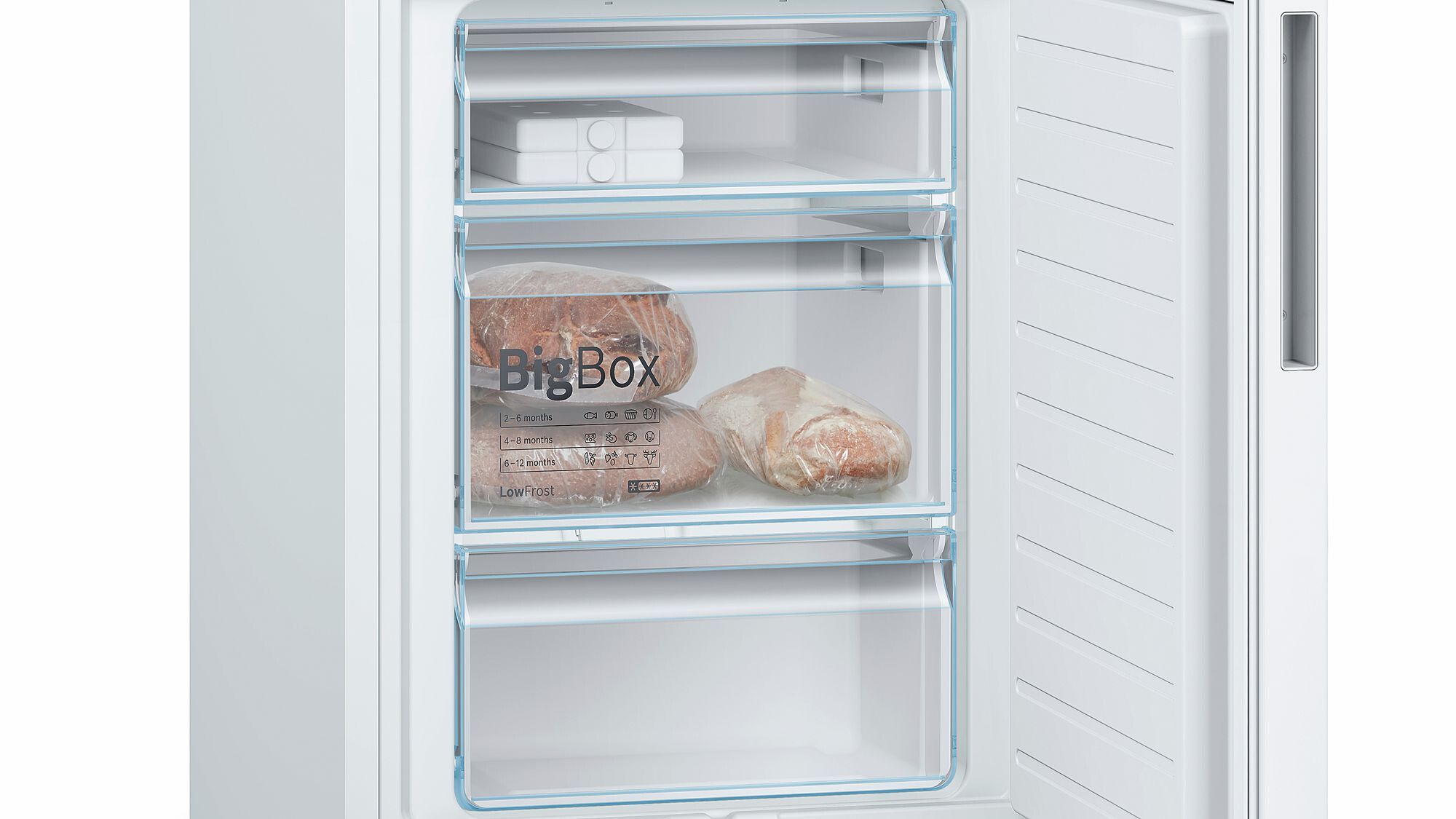 Bosch KGE36AWCA vrijstaand koelkast afbeelding 5