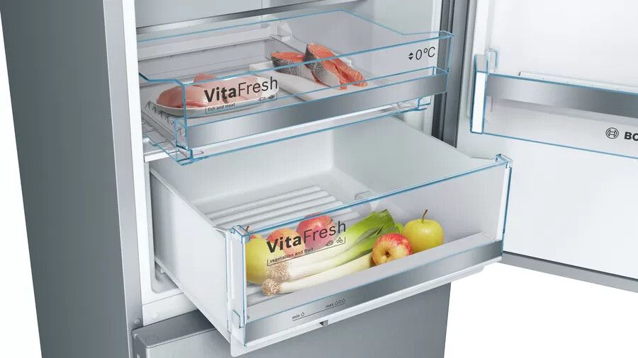 Bosch KGE398IBP vrijstaand koelkast afbeelding 5
