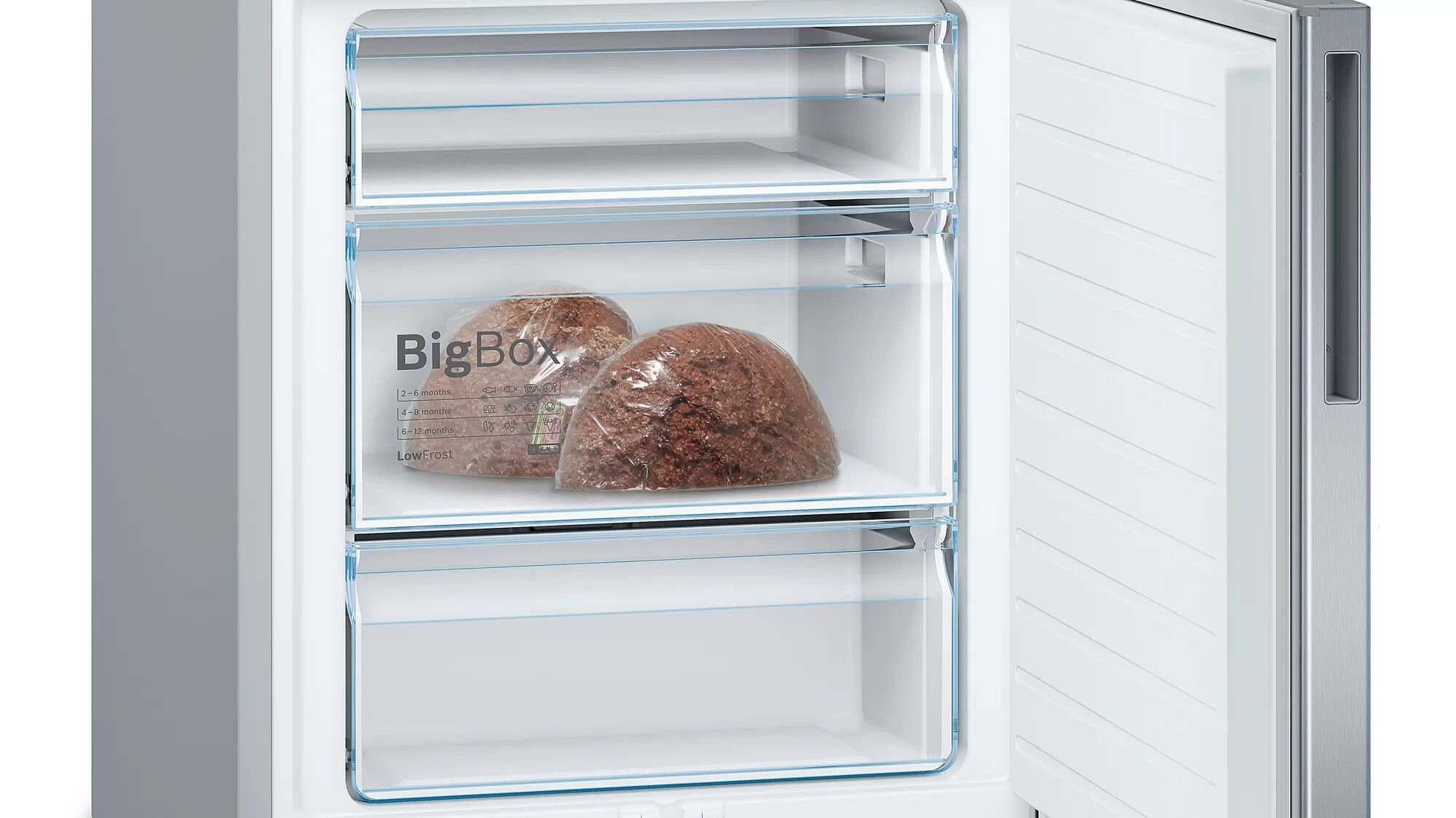 Bosch KGE49AICA vrijstaand koelkast afbeelding 5