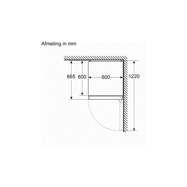 Bosch koelkast KGN392LDF afbeelding 3