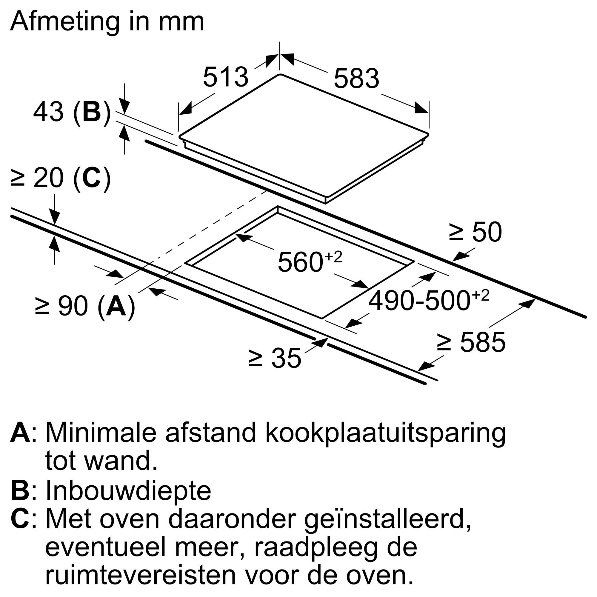 Bosch NKN645GA2E inbouw kookplaat afbeelding 5
