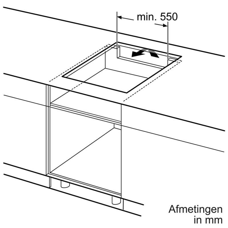 Bosch PIE611BB1E inbouw kookplaat afbeelding 5