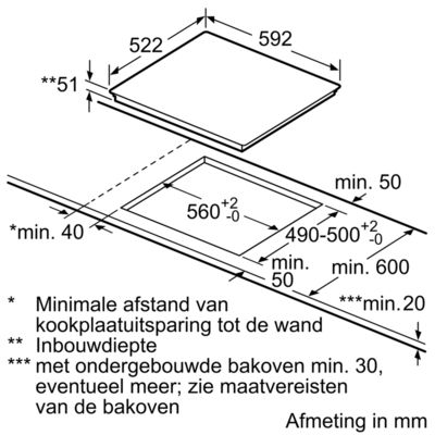 Bosch kookplaat inbouw PUE611BF1E afbeelding 4