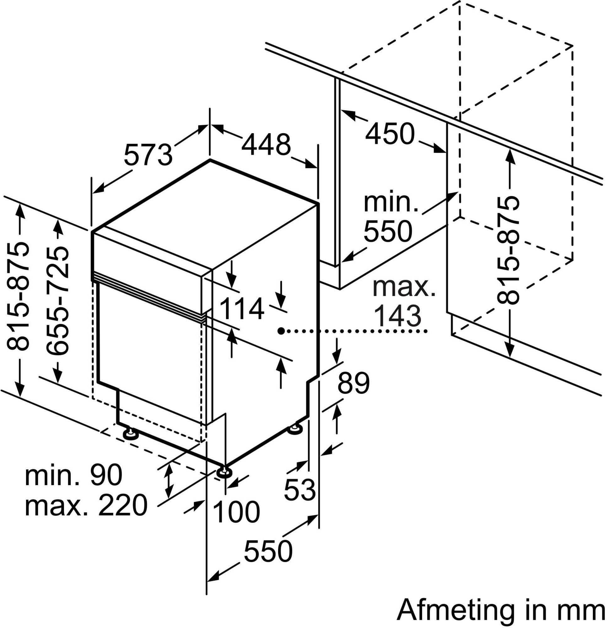 Bosch SPI4HMS49E inbouw vaatwasser afbeelding 5