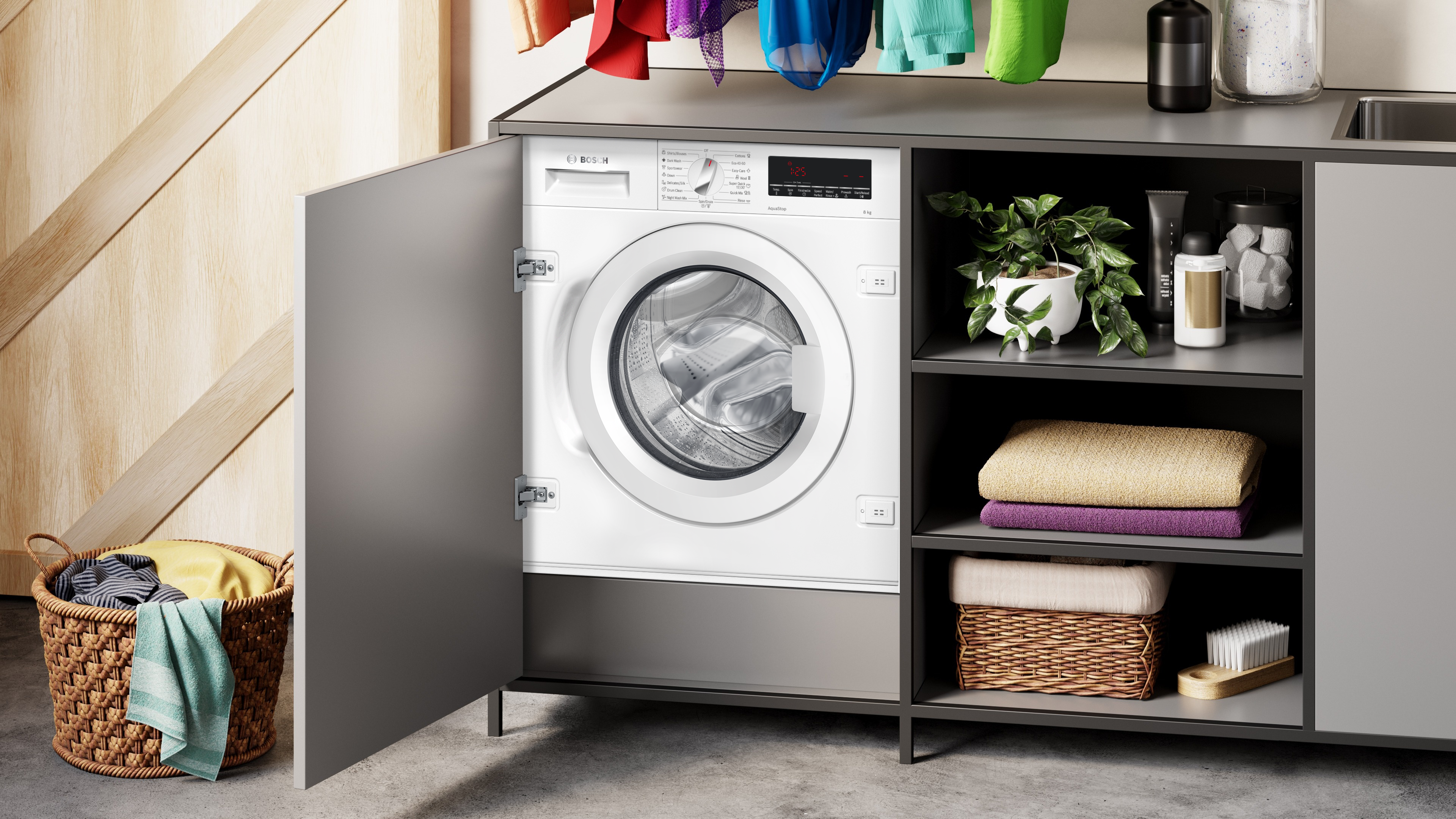 Bosch WIW28542EU inbouw wasmachine afbeelding 5