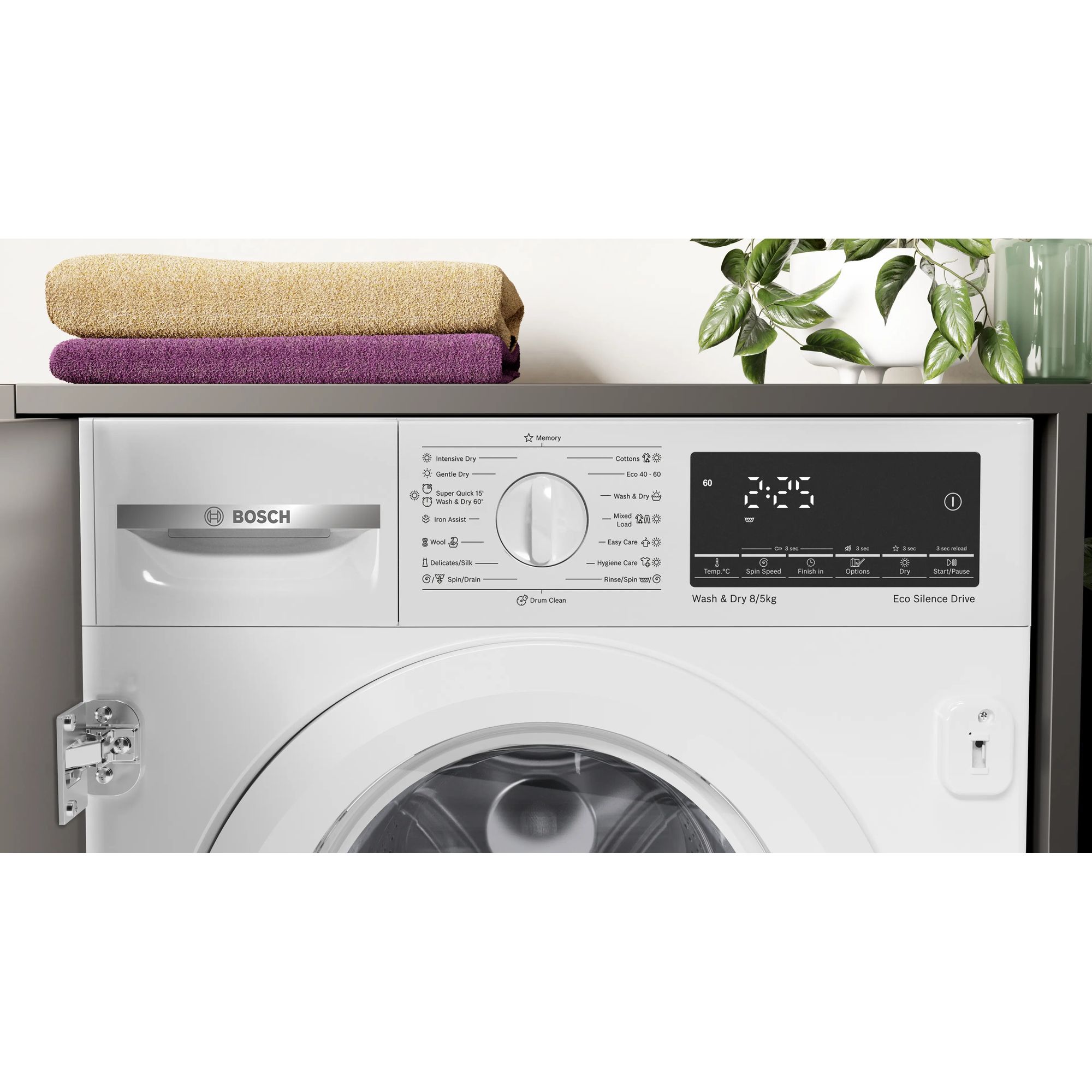 Bosch WKD28490EU inbouw wasmachine afbeelding 5