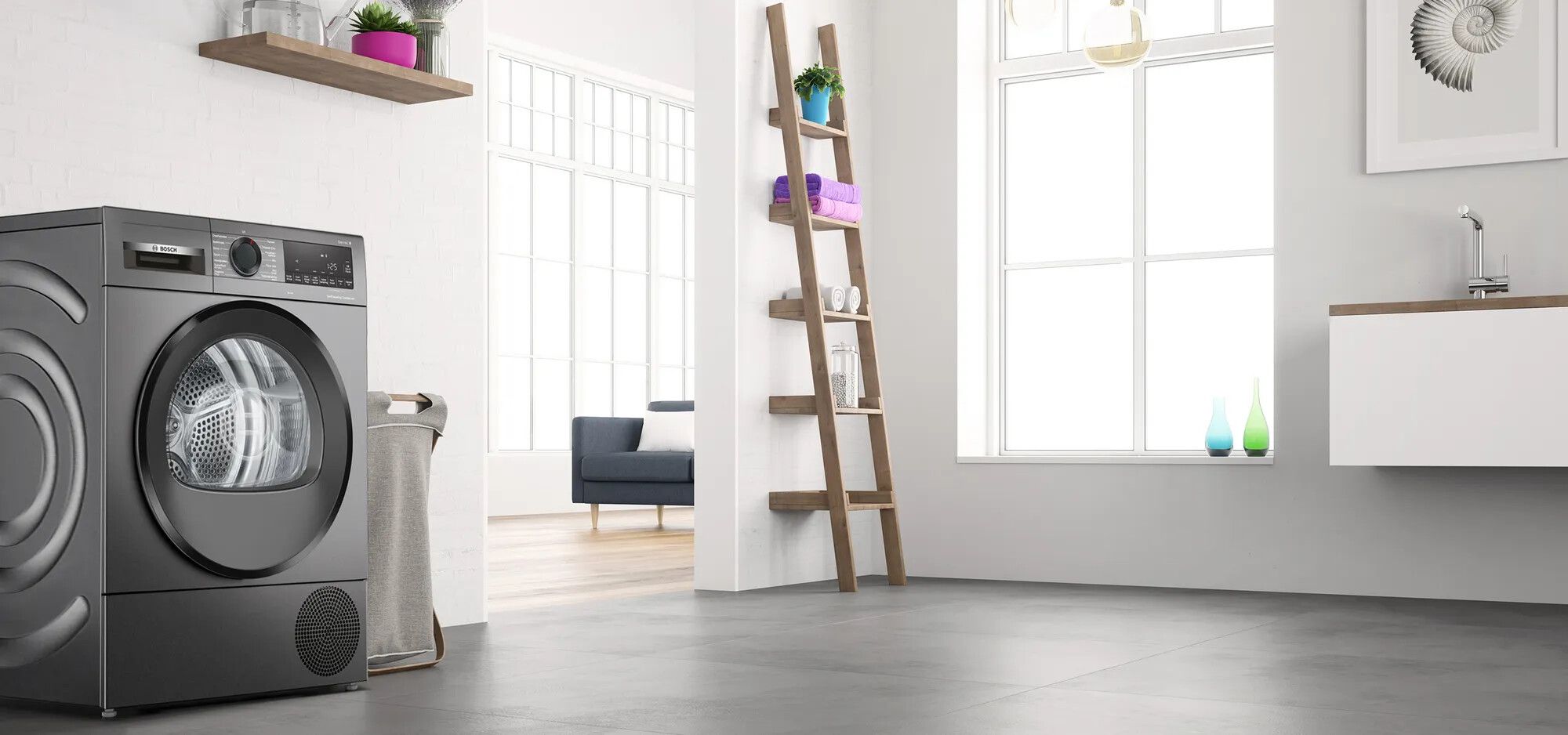 Bosch WQG235DRNL  wasdroger afbeelding 5