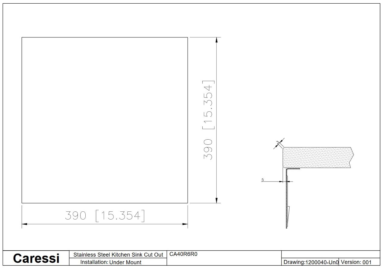 Caressi spoelbak  708001 afbeelding 4