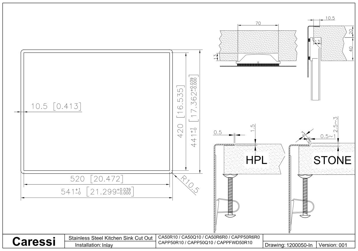 Caressi spoelbak  708002 afbeelding 4