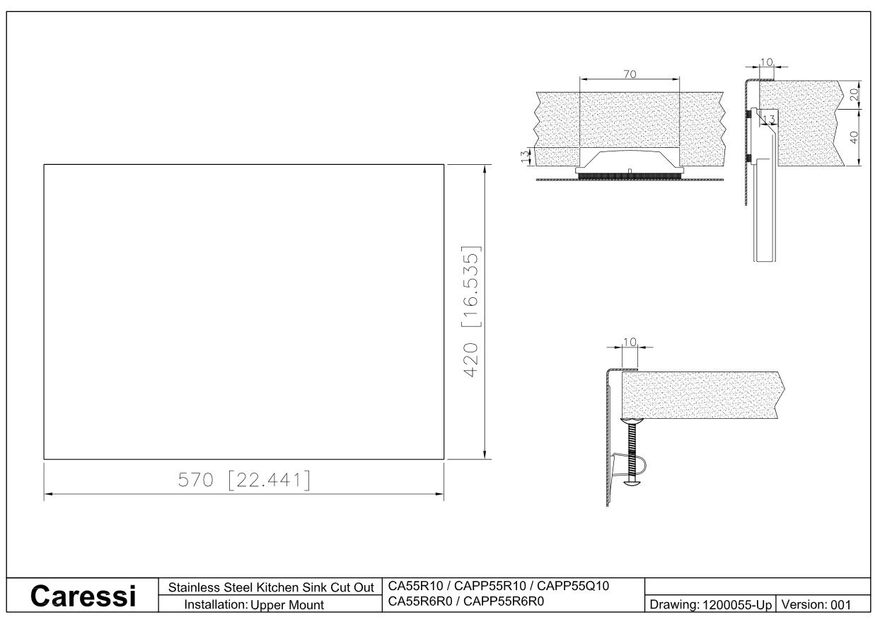Caressi spoelbak  708003 afbeelding 4