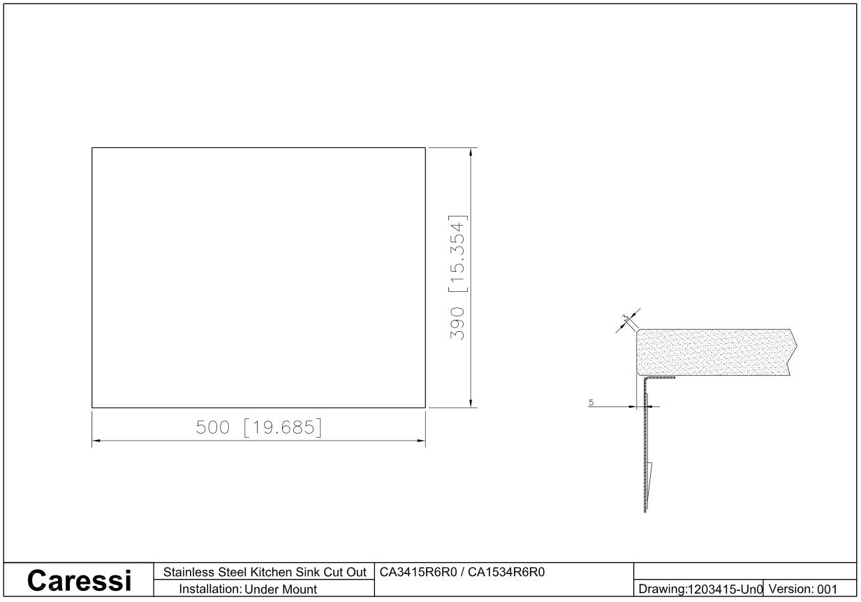 Caressi spoelbak  708004 afbeelding 4