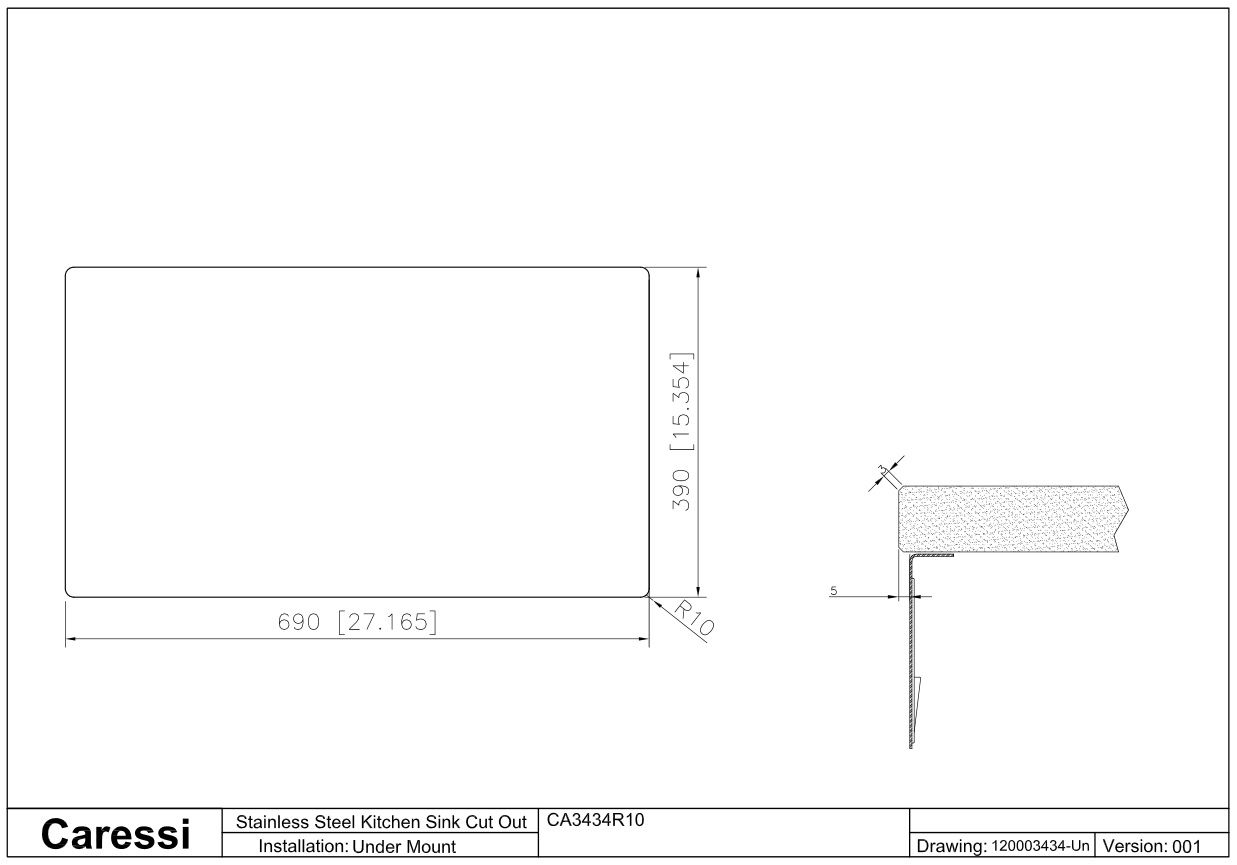 Caressi spoelbak  708068 afbeelding 4