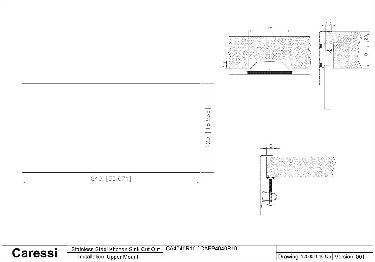 Caressi spoelbak 708069 afbeelding 3