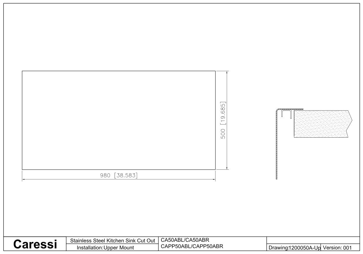 Caressi spoelbak 708077 afbeelding 3