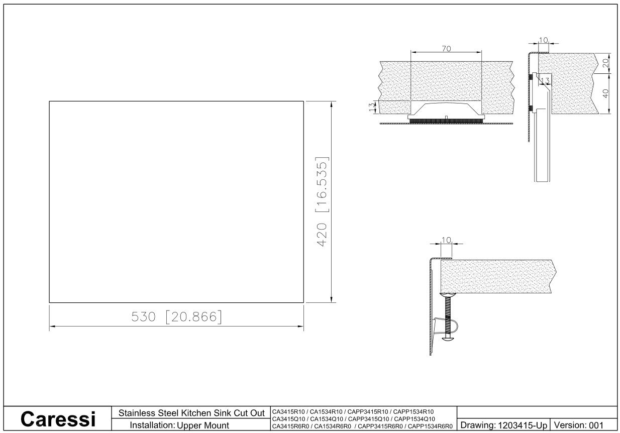 Caressi spoelbak 708161 afbeelding 3