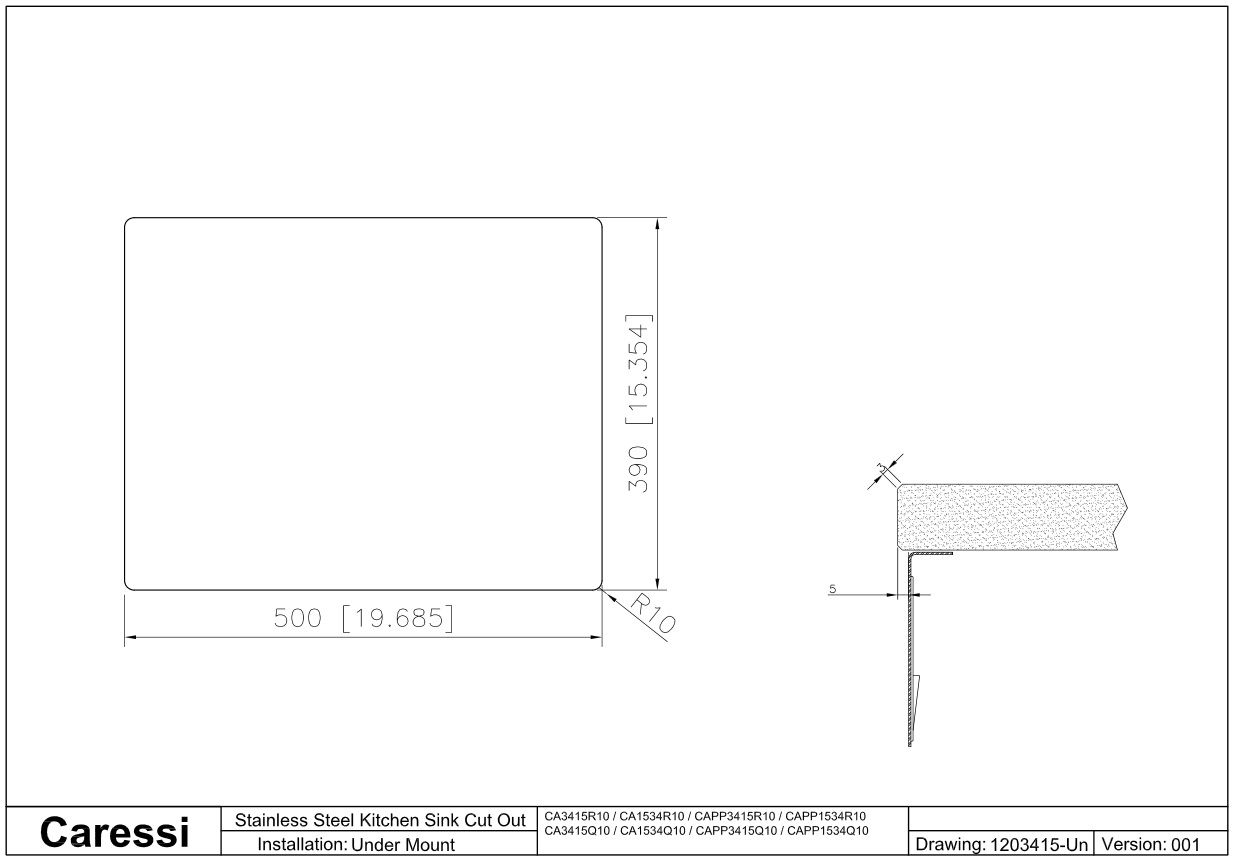 Caressi spoelbak  708161 afbeelding 4