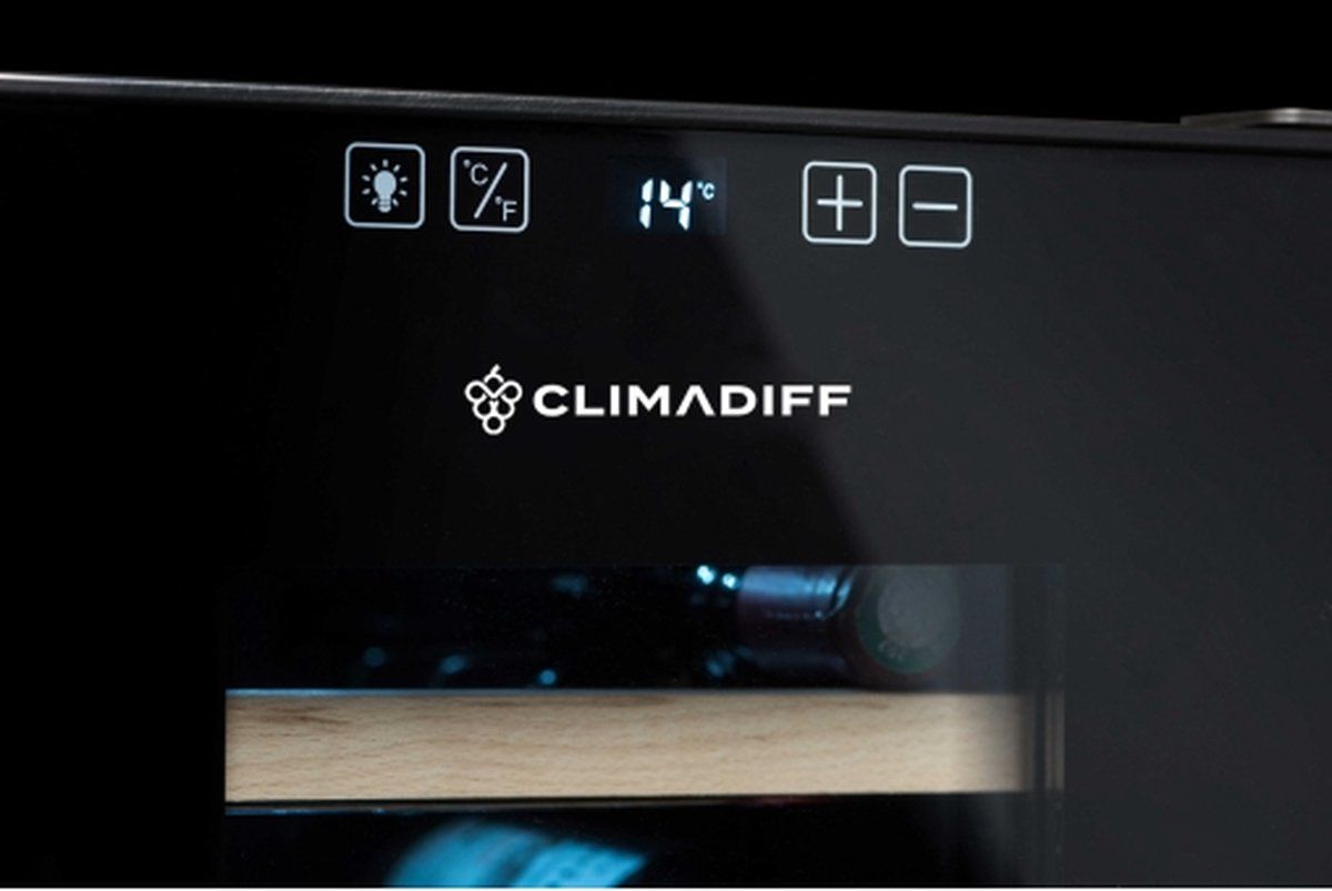 Climadiff wijnkast CC18F afbeelding 3