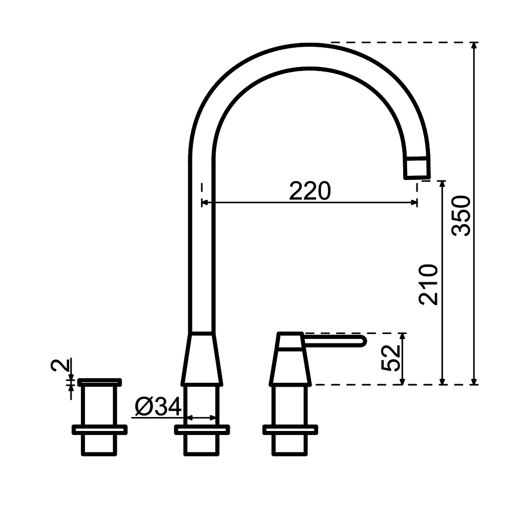 Dekorado 351308  kokendwaterkraan afbeelding 5