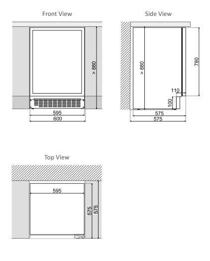 Dunavox wijnkast DAUF45125DSSTO afbeelding 3
