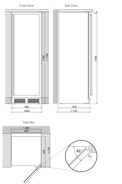 Dunavox wijnkast vrijstaand DX166428DBK afbeelding 4