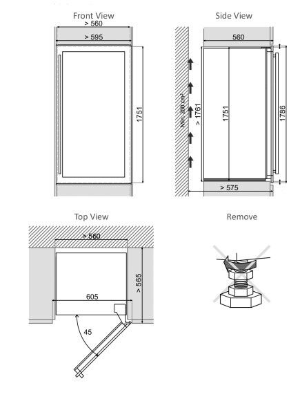 Dunavox wijnkast DX89246TSS afbeelding 3