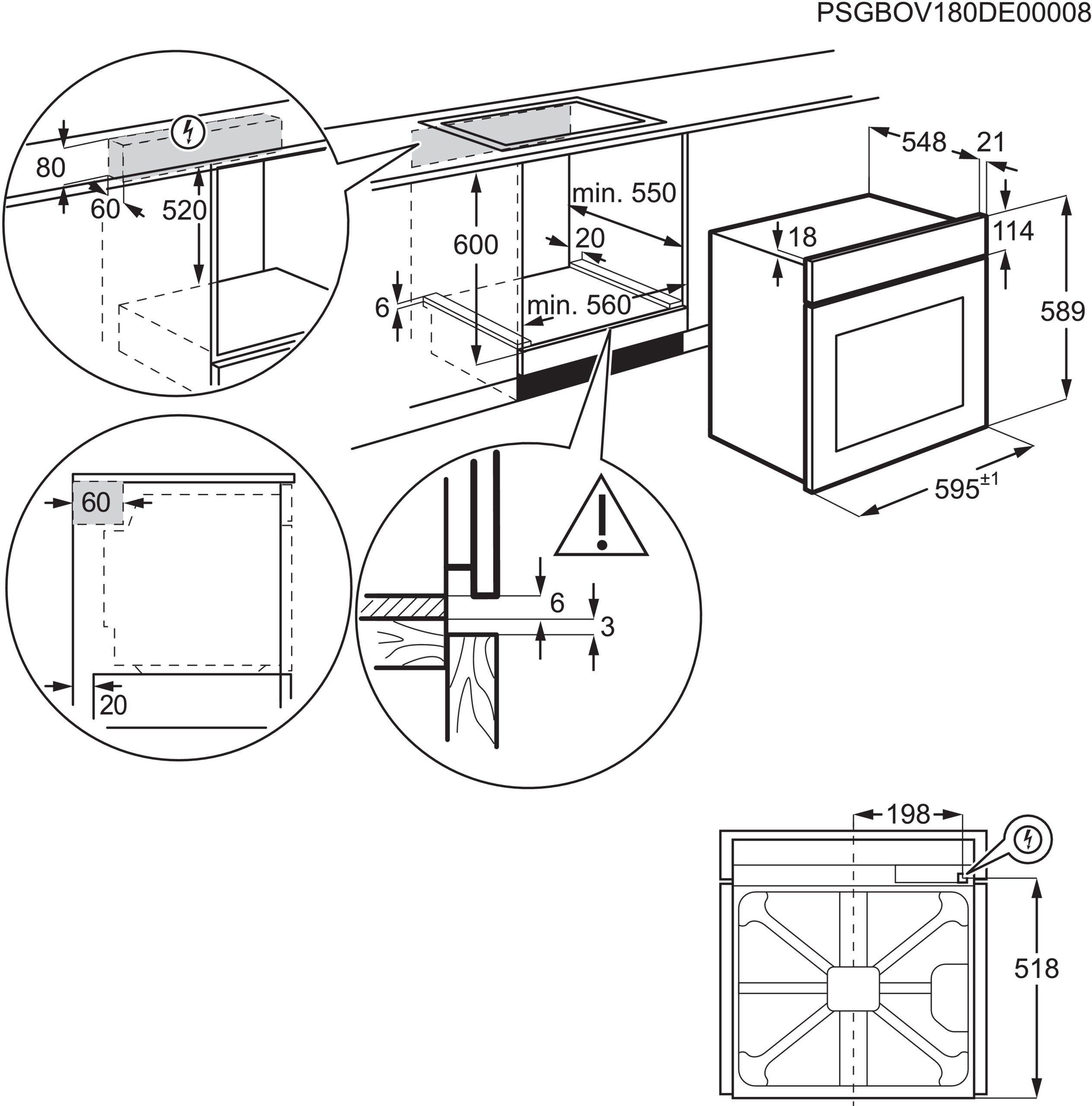 Electrolux oven inbouw EOF6H46Z afbeelding 4