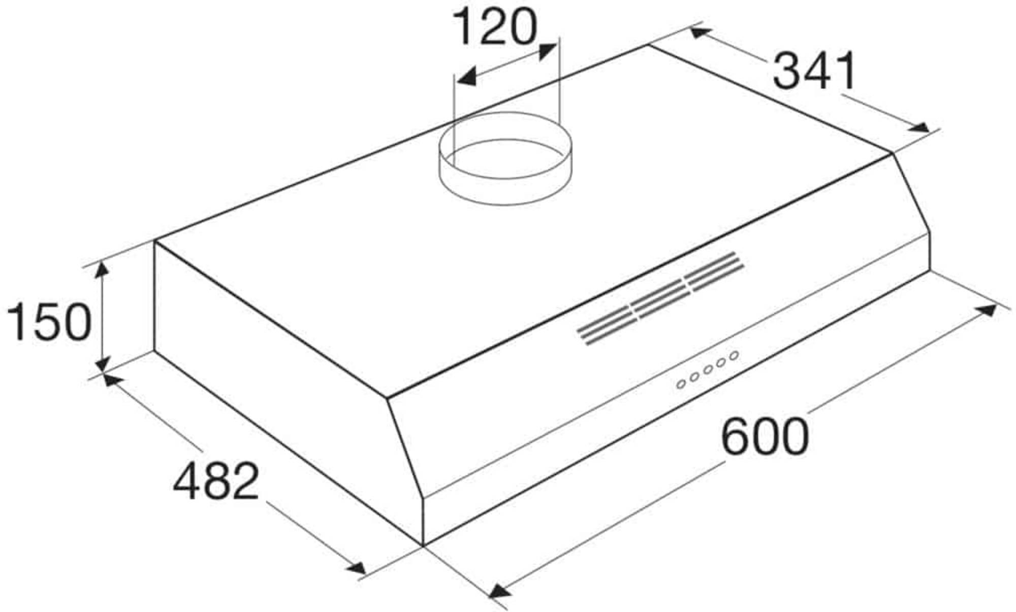 Etna afzuigkap  AO761WIT afbeelding 4