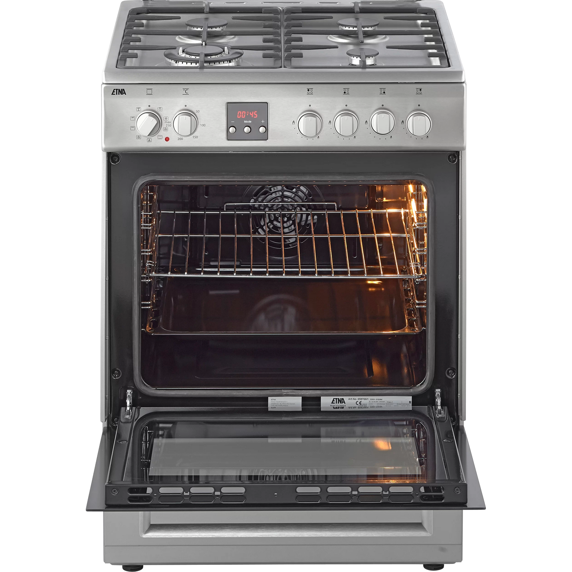Etna fornuis FGV760RVS afbeelding 3