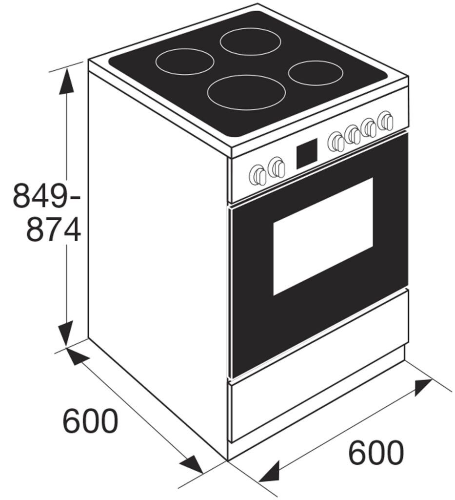 Etna FKV761WIT  fornuis afbeelding 5