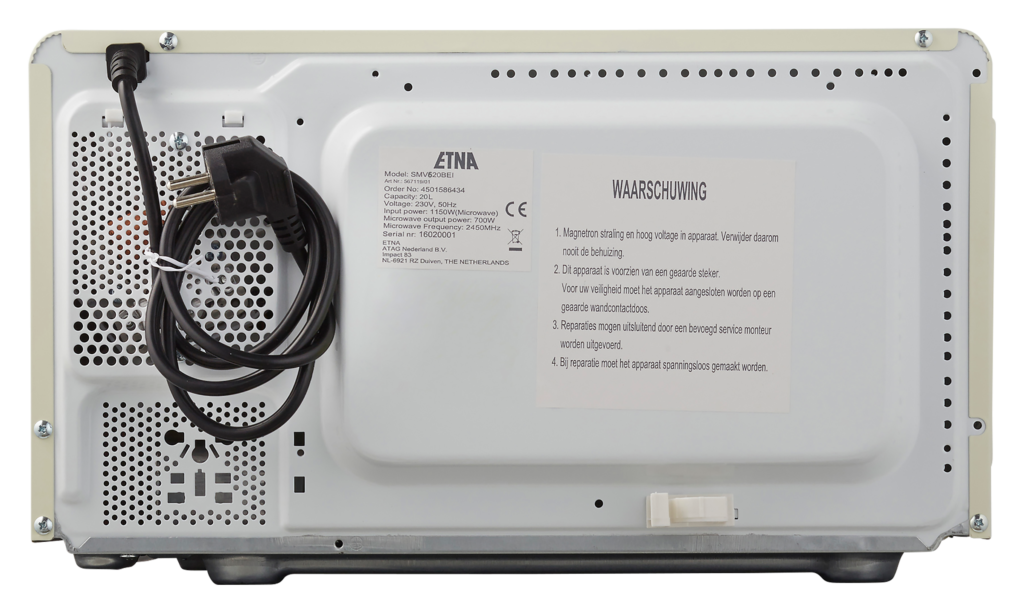 Etna magnetron vrijstaand SMV620BEI afbeelding 4