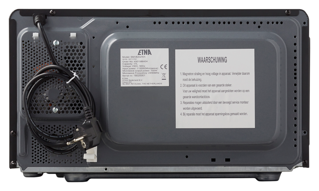 Etna magnetron vrijstaand SMV620ZWA afbeelding 4