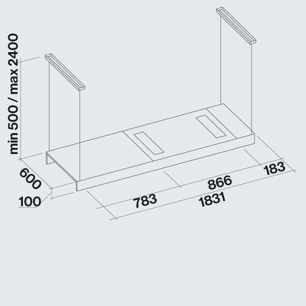 Falmec afzuigkap  LIGHT180BL afbeelding 4