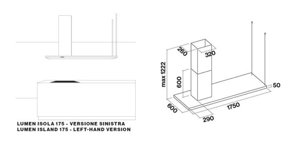 Falmec afzuigkap LUMEN175E3L afbeelding 3